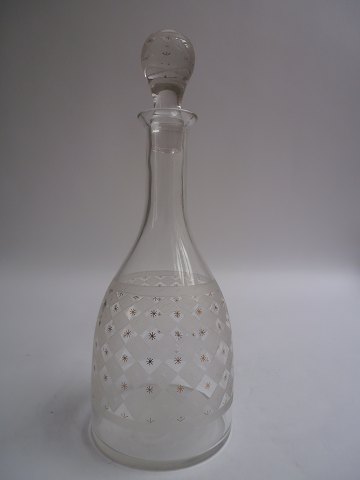 Karaffel af glas, Frankrig ca. 1910.