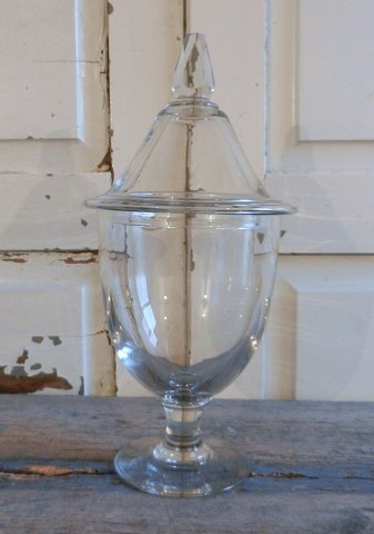 1800tals klokkeformet lågpokal/diskeglas