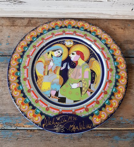 Bjørn Wiinblad Christmas Plate 1975