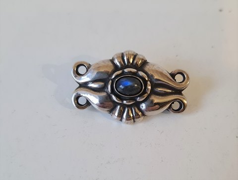 Georg Jensen beautiful brooch in silver with Labradorite no. 87 - 1915-30