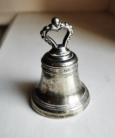 Pewter table clock from Just Andersen Christmas 1923