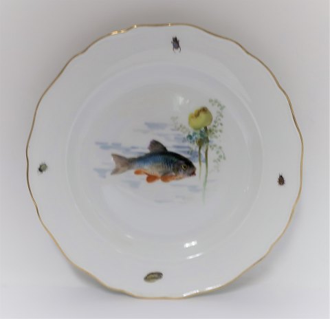 Meissen. Porcelæn. Fisketallerken. Diameter 25 cm