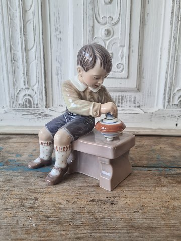 Dahl Jensen figure - boy with spinning top no. 1205