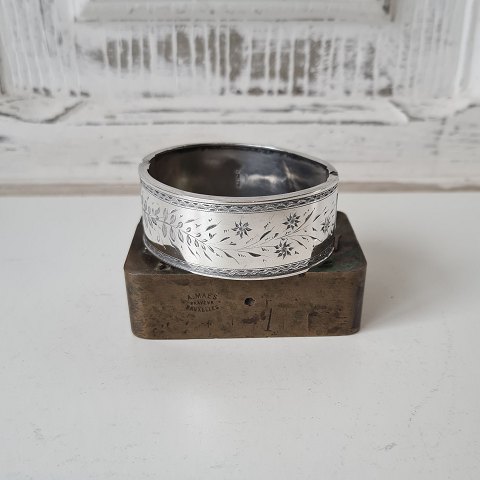 Victorian silver bangle from 1884 Richardson & CO - Birmingham