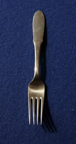 Georg Jensen Mitra matt dänisch Stahlbesteck,  Lunchgabeln 17,3cm