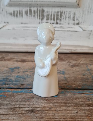 Royal Copenhagen Christmas music angel with mandolin No. 2525