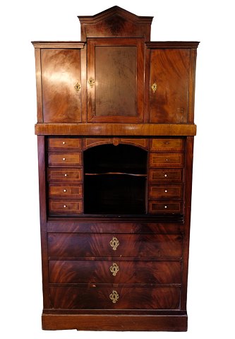 Secretary - Mahogany - Intarsia - Brass - 1840
Great condition
