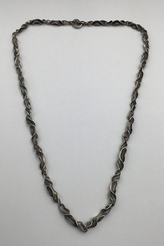 Modern Sterling Silver Necklace