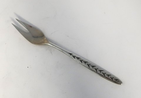 Regatta. Cohr. Silverplated. Cold cuts fork. Length 15.2 cm.