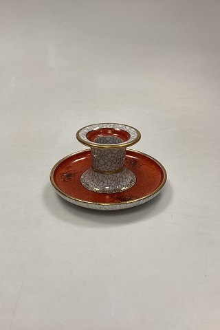 Dahl Jensen Cracked Glaze Candlestick No. 178/578