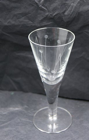 Clausholm Danish glassware. Port wine  glasses 12,5cm