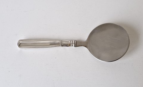 Lotus serving spade in silver and steel