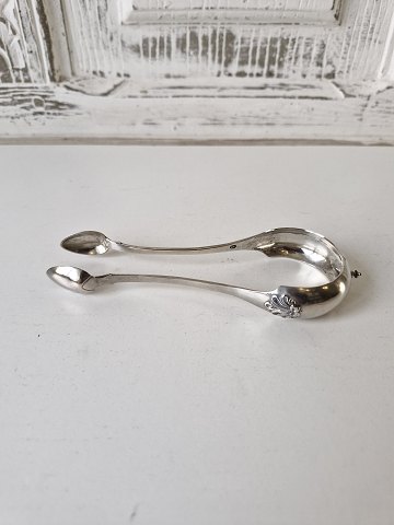 1800s sugar tongs in silver by August Zahlkvist 1800-1847 silversmith in 
Copenhagen