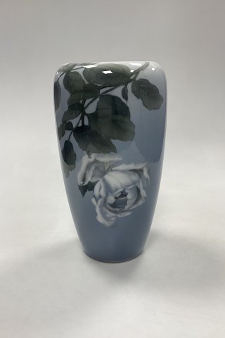 Royal Copenhagen Vase - Hvid Rose No. 1092/1049