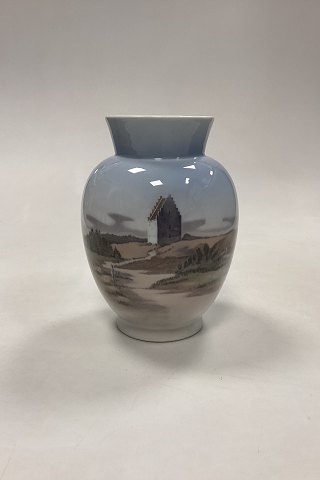 Royal Copenhagen Art Noveau Vase - The Sanded Church No. 4661