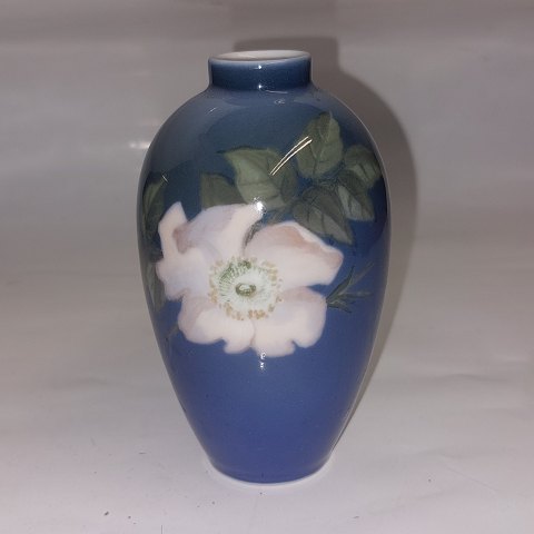 Smaller blue vase in porcelain from Royal Copenhagen