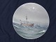 Royal Copenhagen Unique Wall Charger with Lighthouse ship by Christian Benjamin 
Olsen from 1923