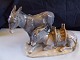 Royal Copenhagen Figurine Donkeys - Pair No 1486
