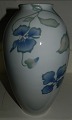 Art Nouveau vase with floral decoration in relief