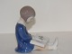 Bing & Grøndahl figurPige læser i julebog