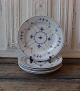 Royal Copenhagen Musselmalet riflet middags tallerken no. 175