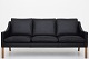 Børge Mogensen / Fredericia Stolefabrik
BM 2209 - Reupholstered 3 seater sofa in black Savanne leather and legs in teak
Renovated
Availability: 6-8 weeks
