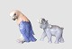 Parrot and elephant 
Elephant manufactured by Royal Copenhagen,
Parrot manufactured by Bing & Grøndahl
Height of parrot: 14 cm
Height of elephant: 11 cm
Price of elephant: 650 kr
Price of parrot: 575 kr 
2 parrots
1 elephant
