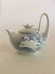 Royal Copenhagen Coffee Pot No. 8270 with Unique Swan Motif by Marianne Höst