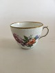Royal Copenhagen Fuld Saksisk Blomst Chokoladekop No. 1548a (uden underkop)