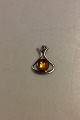 Niels Erik From Sterling Silver pendant with amber