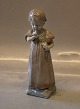 Pige med blomster Tysk Art Nouveau figur Germany 5216