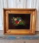 19th century flower painting - I.L.Jensen school - flowers on the carm signed 
N.N.