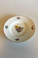 Royal Copenhagen Saxon Flower, Plain Deep Plate No 493/10515