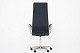 Arne Jacobsen / Fritz Hansen
AJ 3292 Oxford - Reupholstered highback office chair in Savanne Navy leather w. 
a steel base. KLASSIK offers upholstery of the chair in fabric or leather of 
your choice.
Availability: 6-8 weeks
Renovated
