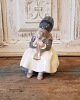 Royal Copenhagen figure, Amager girl knitting No. 1314
