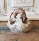 Royal Copenhagen rare Art Nouveau figurine - dog on high no. 693