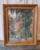 Victor Brockdorff oil on canvas - 1973 landscape painting