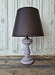 1800tals lavendelfarvet opaline lampe