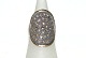 Elegant Topka ring Sølv Design: By Birdie Sort Rhodineret og 14 karat Guld med 
Rose slebne Diamanter
Størrelse 60
SOLGT