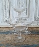 Set of four beautiful French champagne bowls decorated with olive grinds.