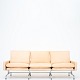 Poul Kjærholm / Fritz Hansen
PK 31/3 - Reupholstered 3-seater sofa in natural leather on brushed steel 
frame.
Contact us regarding stock
Renovated
