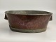 Swedish copper tub / "flower pot" with handle, 20th century, beautiful patina