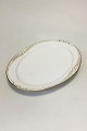 Royal Copenhagen Stel nr. 117 Art Nouveau med gulddekoration Serving Platter