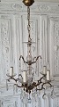 Very beautiful 5-armed crystal chandelier