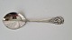 Silver serving spoon decorated with grape bunch from 1950