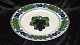 Plate #Aluminia with Grape class with small shardsDecoration number # 899 / # 702Diameter 34 cm.