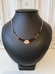 Vintage Facadoro collier i 14 kt guld med onyx