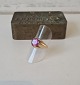 Vintage ring i 14 kt guld med stor ametyst