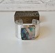 Palle Bisgaard vintage wide bracelet in sterling silver and Abelone