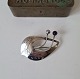 Hugo Grün vintage broche i sterlingsølv med ametyst fra 1960érne
